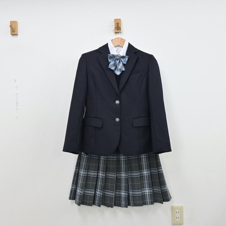 【中古制服】兵庫県 松陽高等学校 女子制服 5点（ブレザー・シャツ・ニット・スカート）sf012666【リサイクル学生服】 | 中古制服通販パレイド