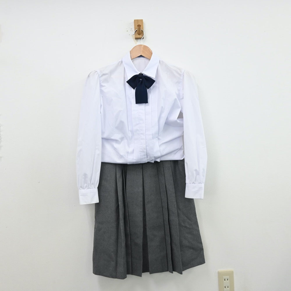 【中古】大阪府 四天王寺中学校・高等学校 女子制服 4点（ブレザー・シャツ・スカート）sf012667