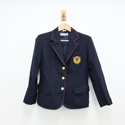 【中古】山形県 山形城北高等学校 女子制服 2点（ブレザー・ベスト）sf012674