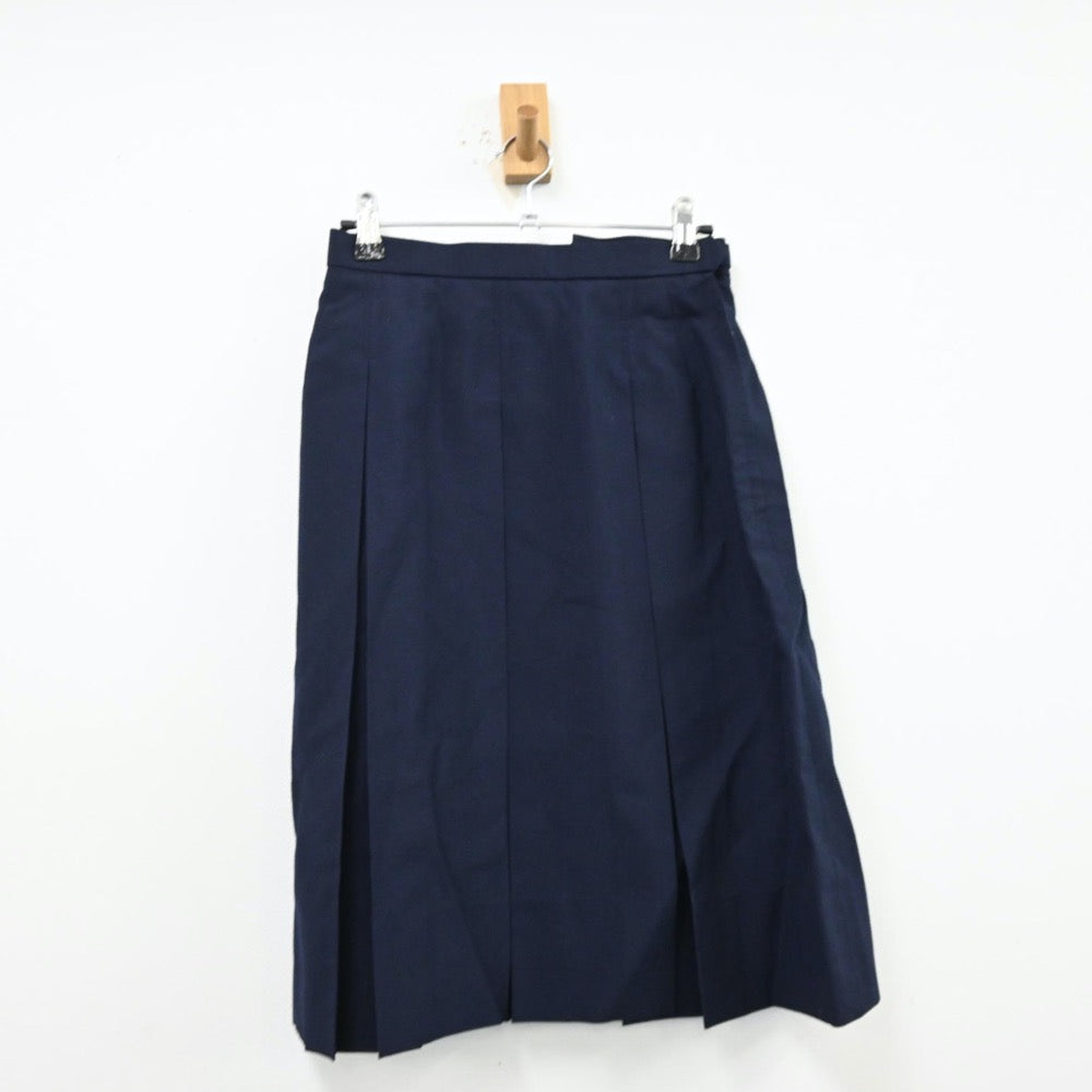 【中古】埼玉県 福原中学校 女子制服 2点（ベスト・スカート）sf012680