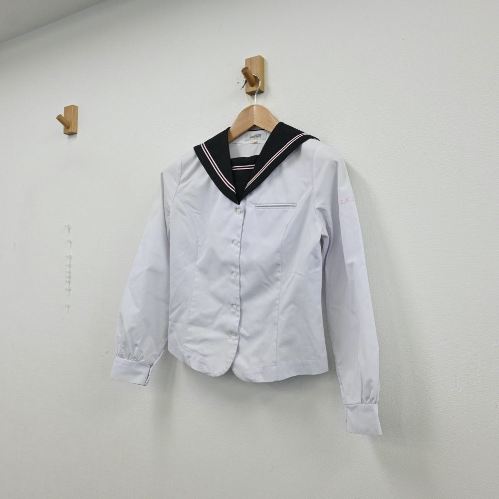 【中古】広島県 瀬戸内高等学校 女子制服 2点（セーラー服）sf012684