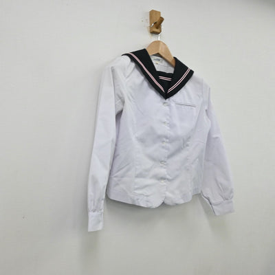 【中古】広島県 瀬戸内高等学校 女子制服 2点（セーラー服）sf012684