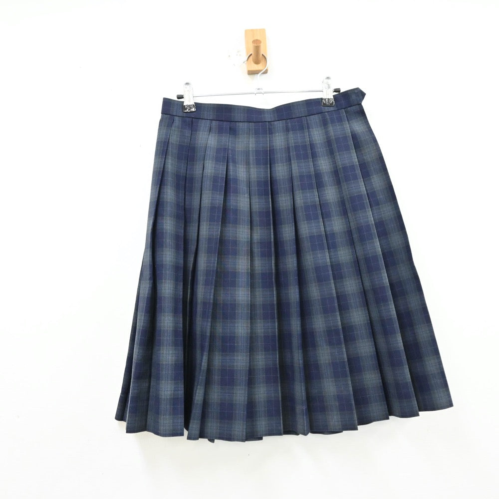 【中古】広島県 城南中学校 女子制服 2点（ニット・スカート）sf012686