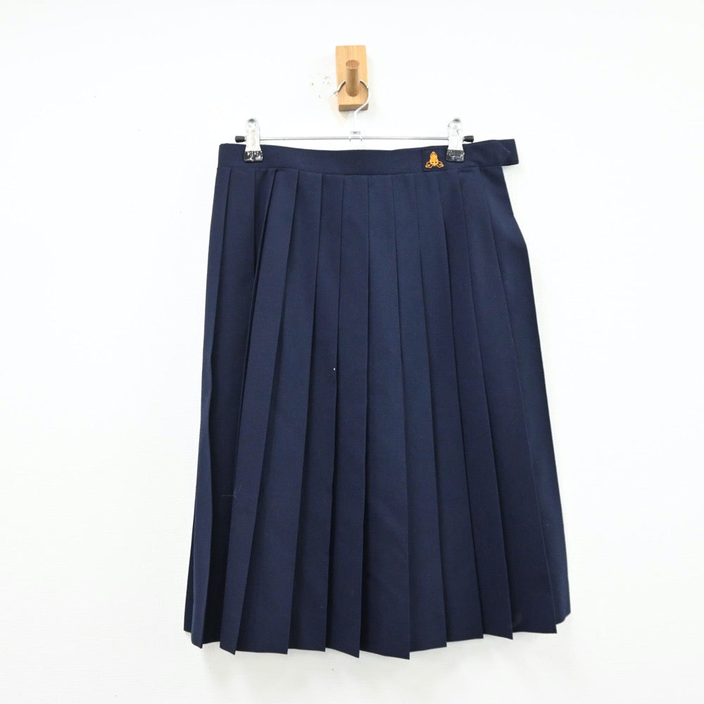 【中古】埼玉県 美里中学校 女子制服 3点（セーラー服・スカート）sf012690