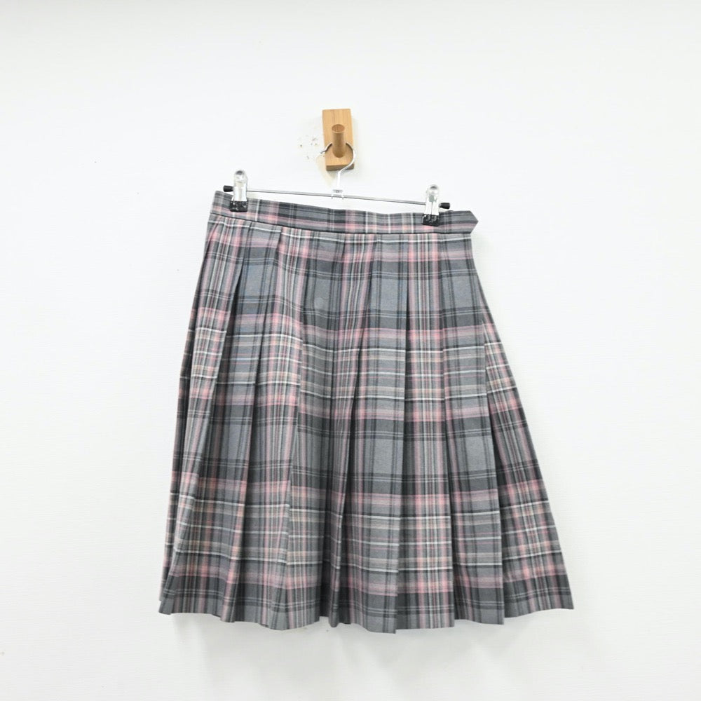 【中古】福岡県 大和青藍高等学校 女子制服 3点（シャツ・ニットベスト・スカート）sf012696