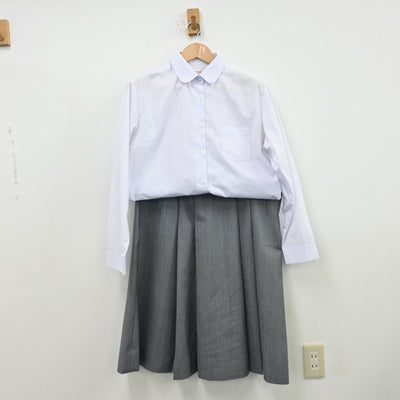 【中古】東京都 蒲原中学校 女子制服 3点（ブレザー・シャツ・スカート）sf012706