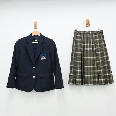 【中古】兵庫県 宝塚中学校 女子制服 2点（ブレザー・スカート）sf012707