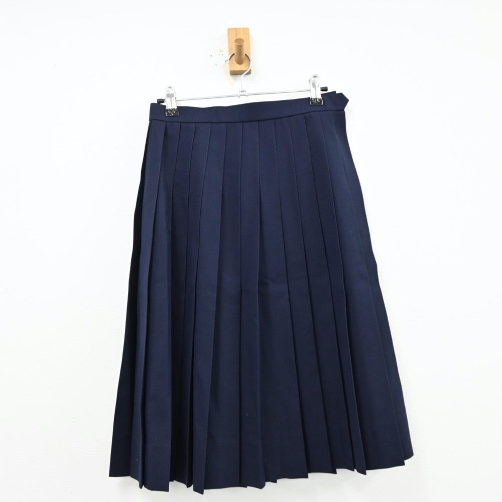 【中古】千葉県 稲毛中学校 女子制服 3点（セーラー服・スカート）sf012712