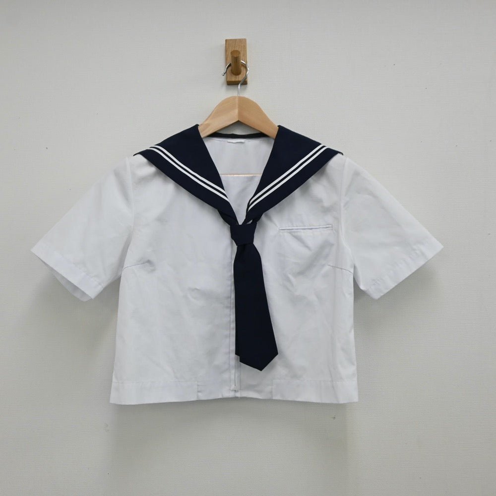 中古制服】千葉県 稲毛中学校 女子制服 5点(セーラー服 中古制服】千葉県 稲毛中学校 女子制服 5点(セーラー服