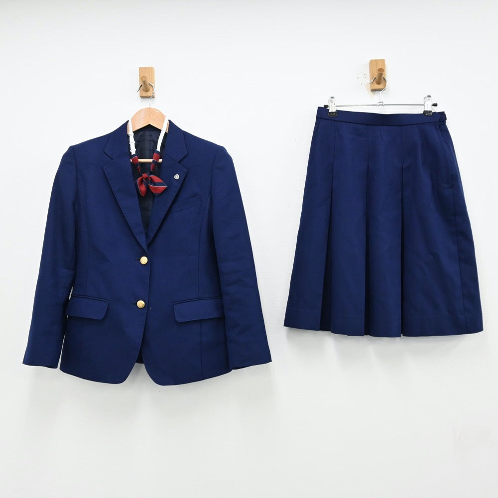 【中古】埼玉県 和光国際高等学校 女子制服 3点（ブレザー・スカート）sf012718