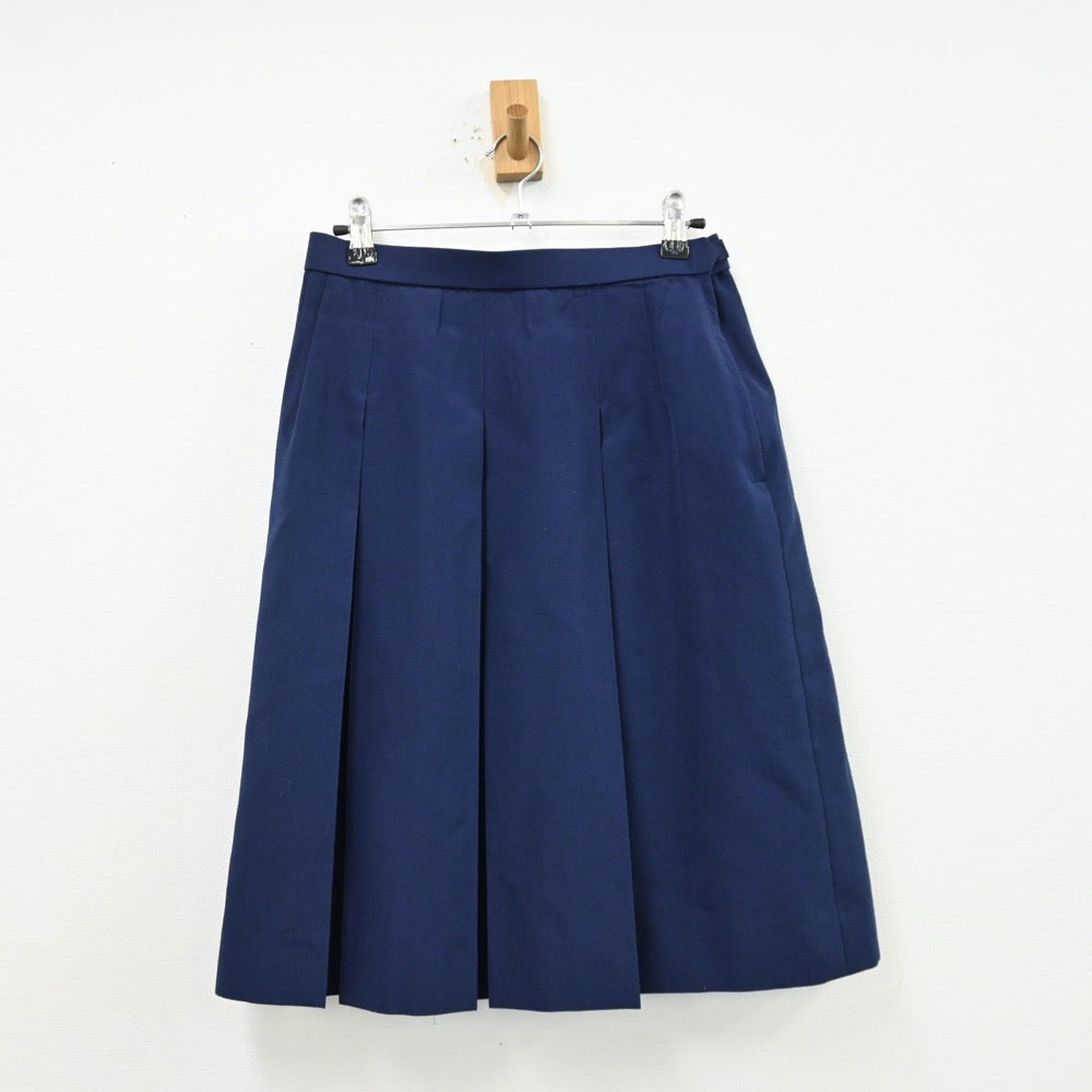 【中古】埼玉県 和光国際高等学校 女子制服 2点（ベスト・スカート）sf012719