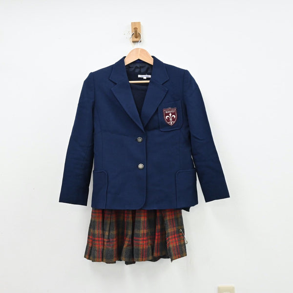 【中古制服】東京都 頌栄女子学院 中学校・高等学校 女子制服 4点（ブレザー・ニット・スカート）sf012725【リサイクル学生服】 |  中古制服通販パレイド