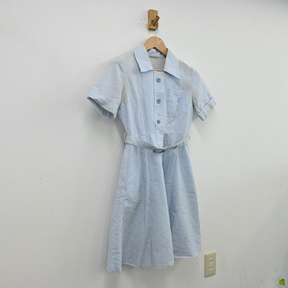 【中古】東京都 頌栄女子学院 中学校・高等学校 女子制服 2点（ワンピース）sf012729