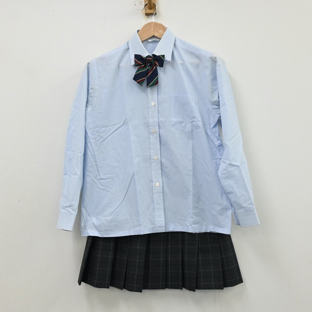 【中古】兵庫県 祥雲館高等学校 女子制服 4点（ブレザー・シャツ・スカート）sf012741