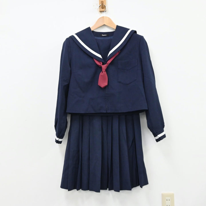 中古制服】奈良県 天理市立西中学校 女子制服 3点（セーラー服・スカート）sf012749【リサイクル学生服】 | 中古制服通販パレイド