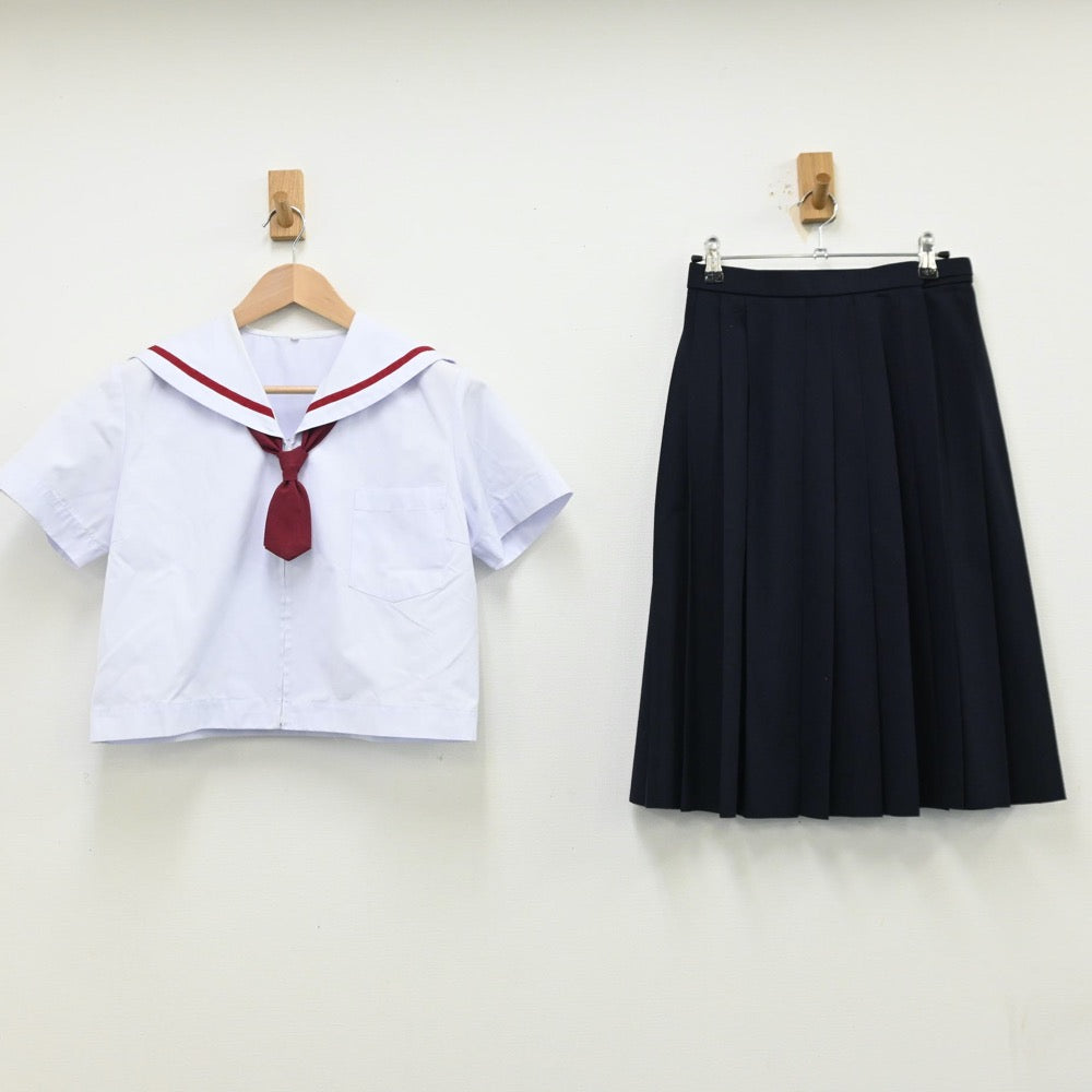 中古制服】奈良県 天理市立西中学校 女子制服 3点（セーラー服・スカート）sf012750【リサイクル学生服】 | 中古制服通販パレイド