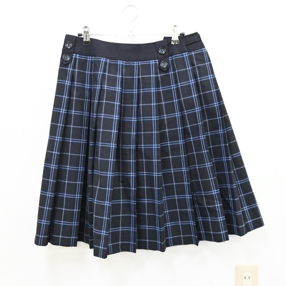 【中古】愛知県 愛知産業大学三河高等学校 女子制服 3点（シャツ・スカート）sf012752