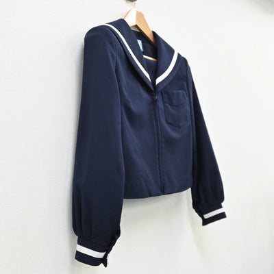 【中古】奈良県 天理市立西中学校 女子制服 1点（セーラー服）sf012757