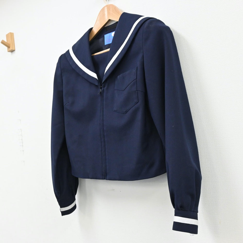 【中古】奈良県 天理市立西中学校 女子制服 1点（セーラー服）sf012757