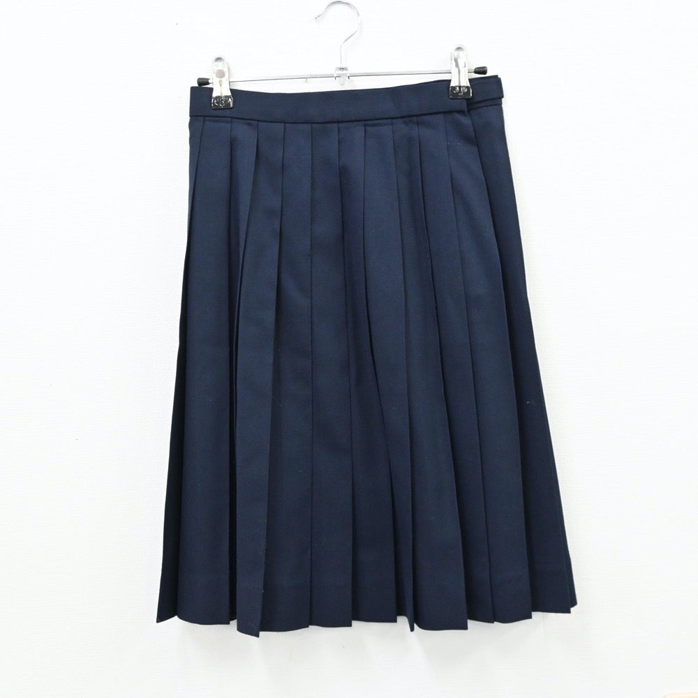 【中古】山口県 山口県防府市立右田中学校 女子制服 2点（シャツ・スカート）sf012759