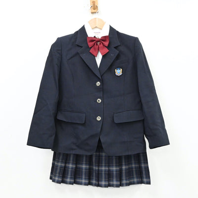 【中古】埼玉県 花咲徳栄高等学校 女子制服 5点（ブレザー・ベスト・シャツ・スカート）sf012760