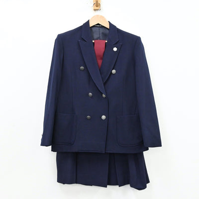 【中古】東京都 日野市立日野第四中学校 女子制服 3点（ブレザー・スカート）sf012761