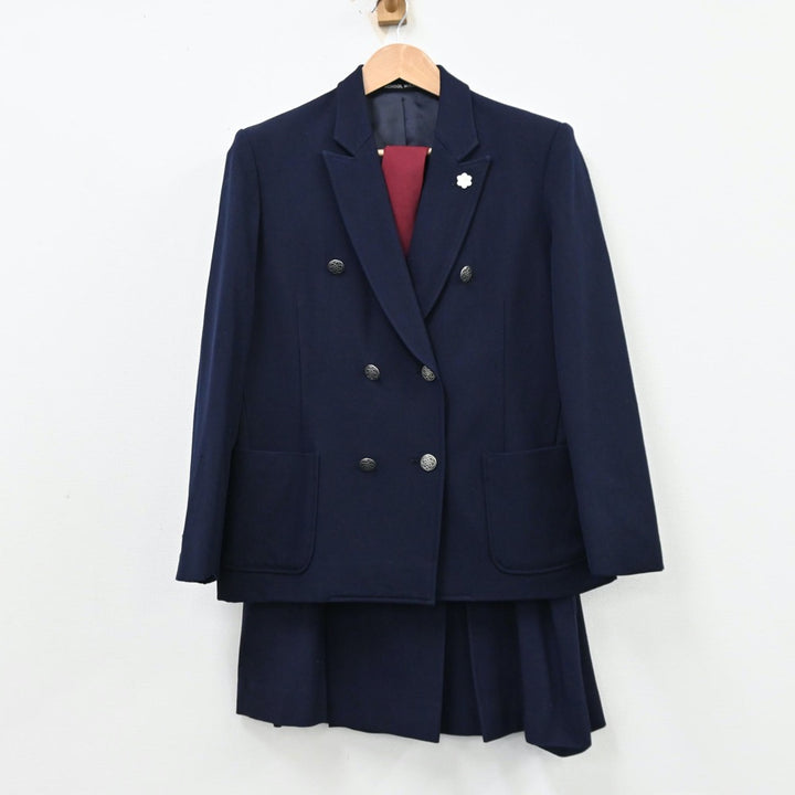 【中古】東京都 日野市立日野第四中学校 女子制服 3点（ブレザー・スカート）sf012762