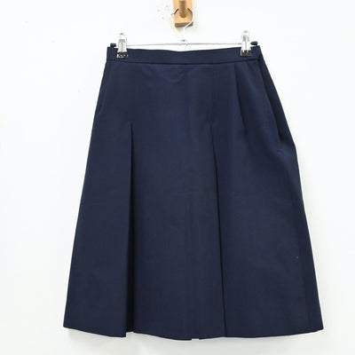 【中古】東京都 日野市立日野第四中学校 女子制服 2点（ベスト・スカート）sf012763