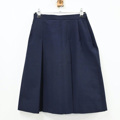 【中古】東京都 日野市立日野第四中学校 女子制服 2点（ベスト・スカート）sf012764