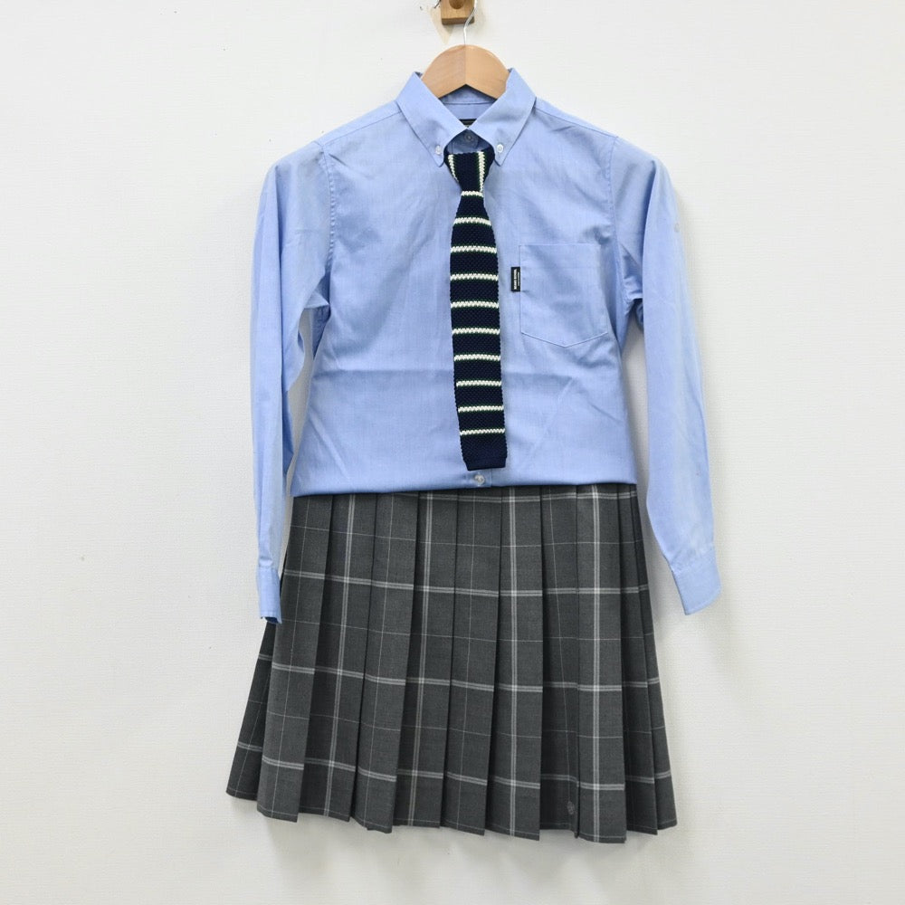 【中古】東京都 武蔵野大学高等学校 女子制服 5点（ブレザー・ベスト・シャツ・スカート）sf012772