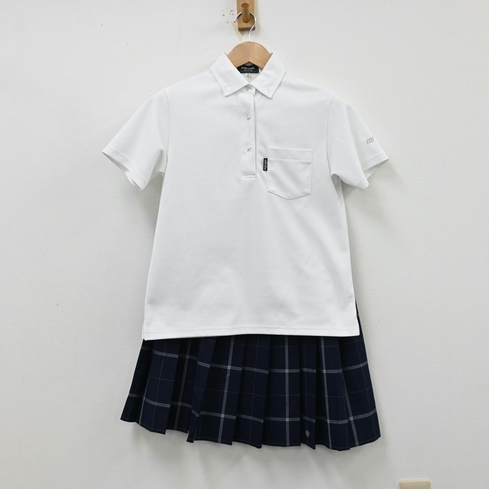 【中古】東京都 武蔵野大学高等学校 女子制服 3点（セーラー服・シャツ・スカート）sf012774