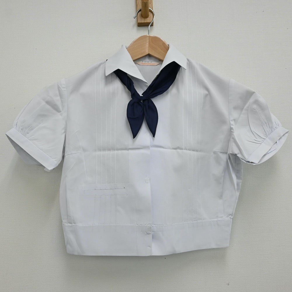 【中古】大阪府 帝塚山学院中学校・高等学校 女子制服 3点（シャツ・スカート）sf012786