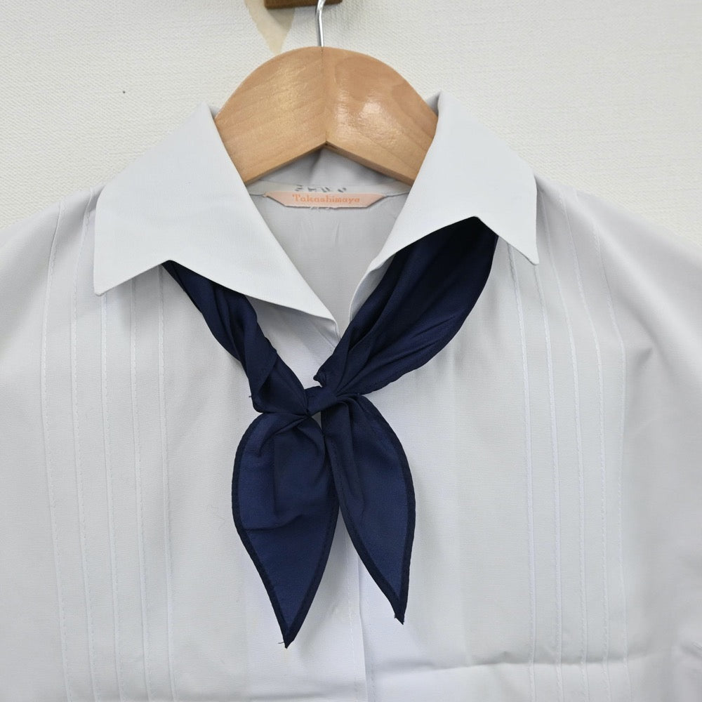 【中古】大阪府 帝塚山学院中学校・高等学校 女子制服 3点（シャツ・スカート）sf012787