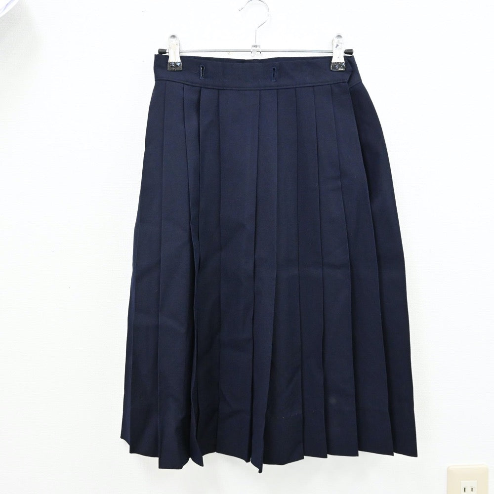 【中古】大阪府 帝塚山学院中学校・高等学校 女子制服 3点（シャツ・スカート）sf012787