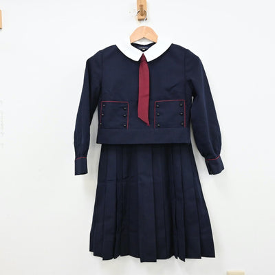 【中古】大阪府 帝塚山学院中学校・高等学校 女子制服 3点（ブレザー・スカート）sf012788