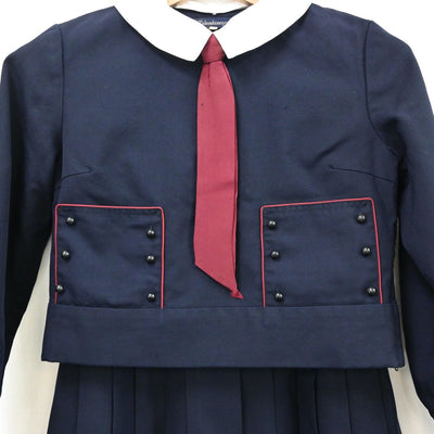 【中古】大阪府 帝塚山学院中学校・高等学校 女子制服 3点（ブレザー・スカート）sf012789