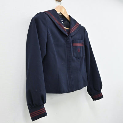 【中古】東京都 富士高等学校 女子制服 1点（セーラー服）sf012791