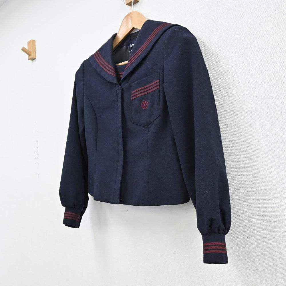 【中古】東京都 富士高等学校 女子制服 1点（セーラー服）sf012791