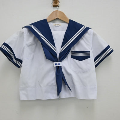 【中古】大阪府 大阪成蹊女子高等学校 女子制服 5点（セーラー服・スカート）sf012801