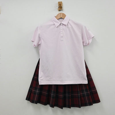 【中古】北海道 東海大学付属札幌市高等学校 女子制服 4点（シャツ・スカート）sf012812