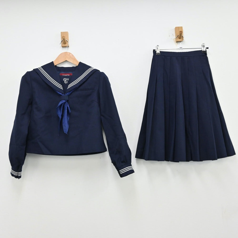 中古制服】宮城県 富沢中学校 女子制服 3点(セーラー服 中古制服】宮城県 富沢中学校 女子制服 3点(セーラー服