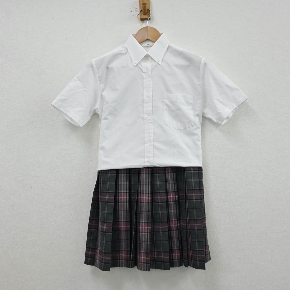 【中古】東京都 成立学園高等学校 女子制服 5点（シャツ・シャツ・スカート）sf012826