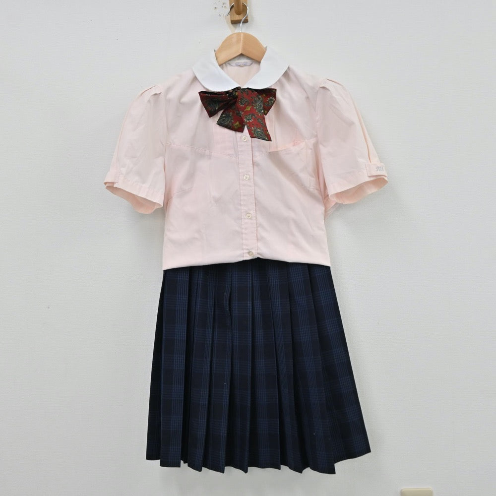 【中古】長崎県 長崎日本大学高等学校 女子制服 5点（シャツ・スカート）sf012829