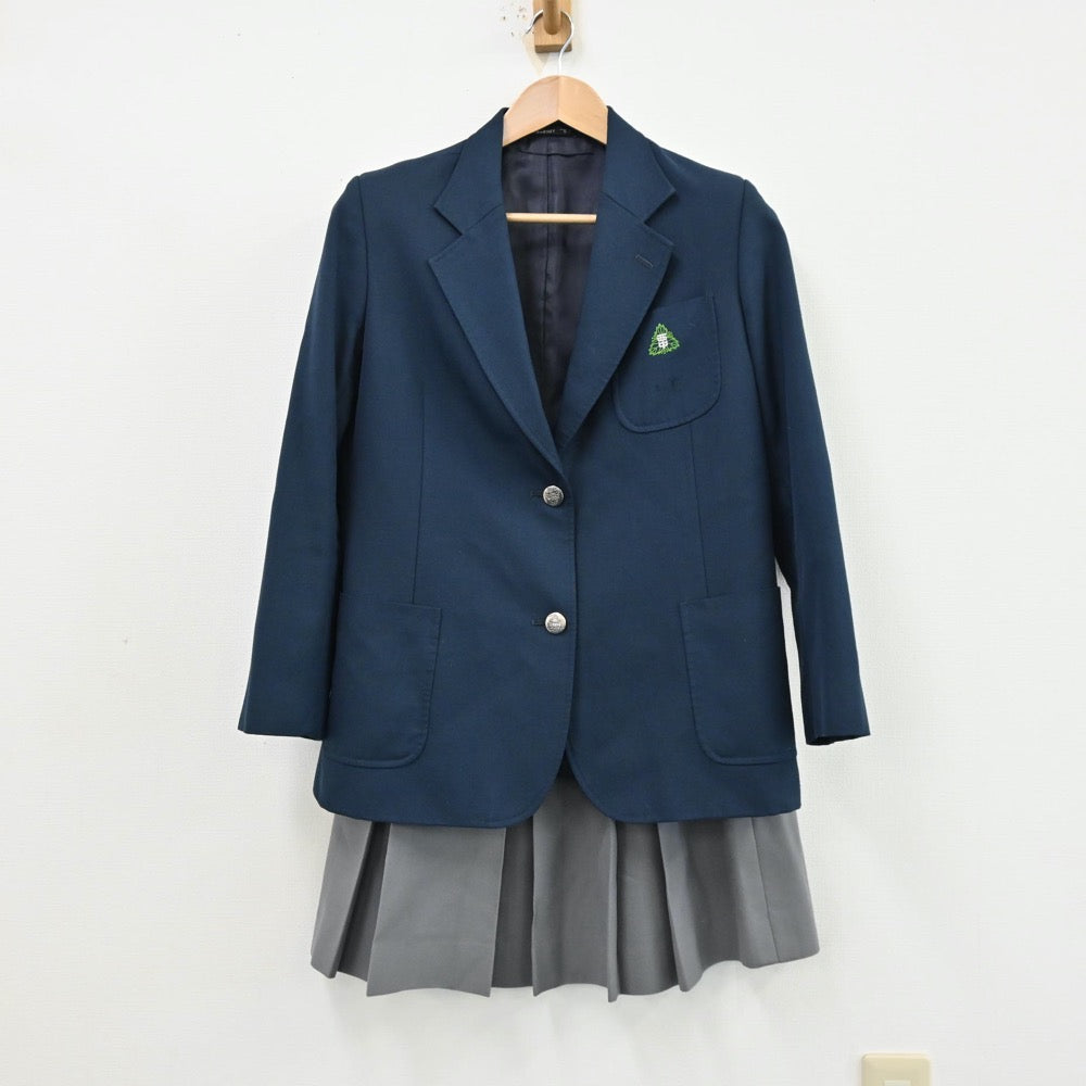 【中古】埼玉県 飯能西中学校 女子制服 3点（ブレザー・ベスト・スカート）sf012833