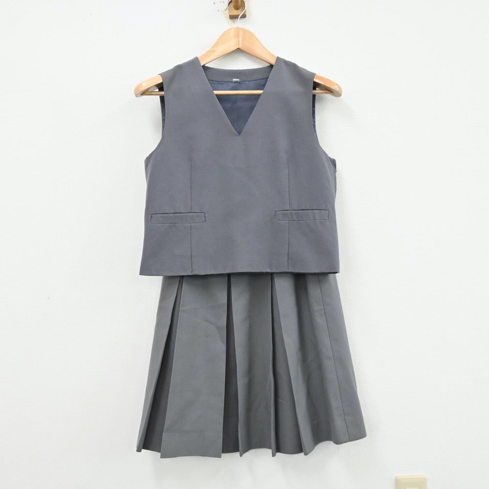 【中古】埼玉県 飯能西中学校 女子制服 3点（ブレザー・ベスト・スカート）sf012833