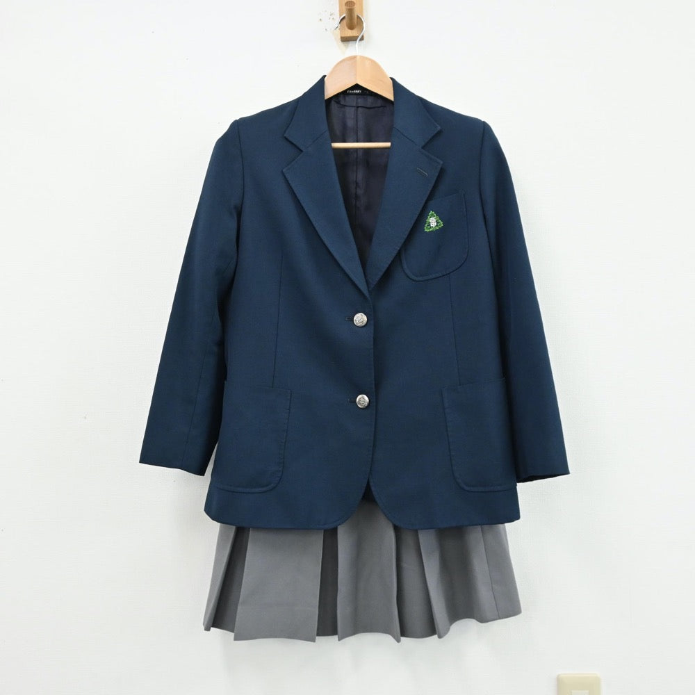 【中古】埼玉県 飯能西中学校 女子制服 3点（ブレザー・ベスト・スカート）sf012834