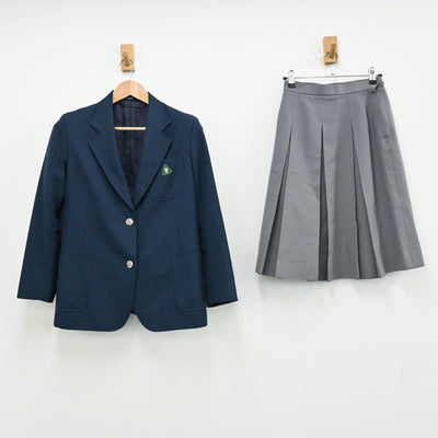 【中古】埼玉県 飯能西中学校 女子制服 3点（ブレザー・ベスト・スカート）sf012834