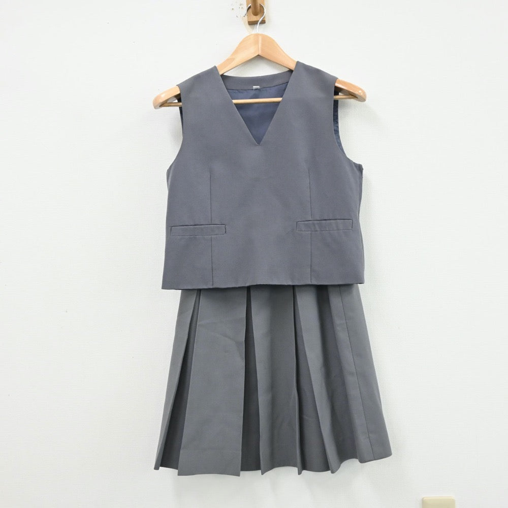 【中古】埼玉県 飯能西中学校 女子制服 3点（ブレザー・ベスト・スカート）sf012834