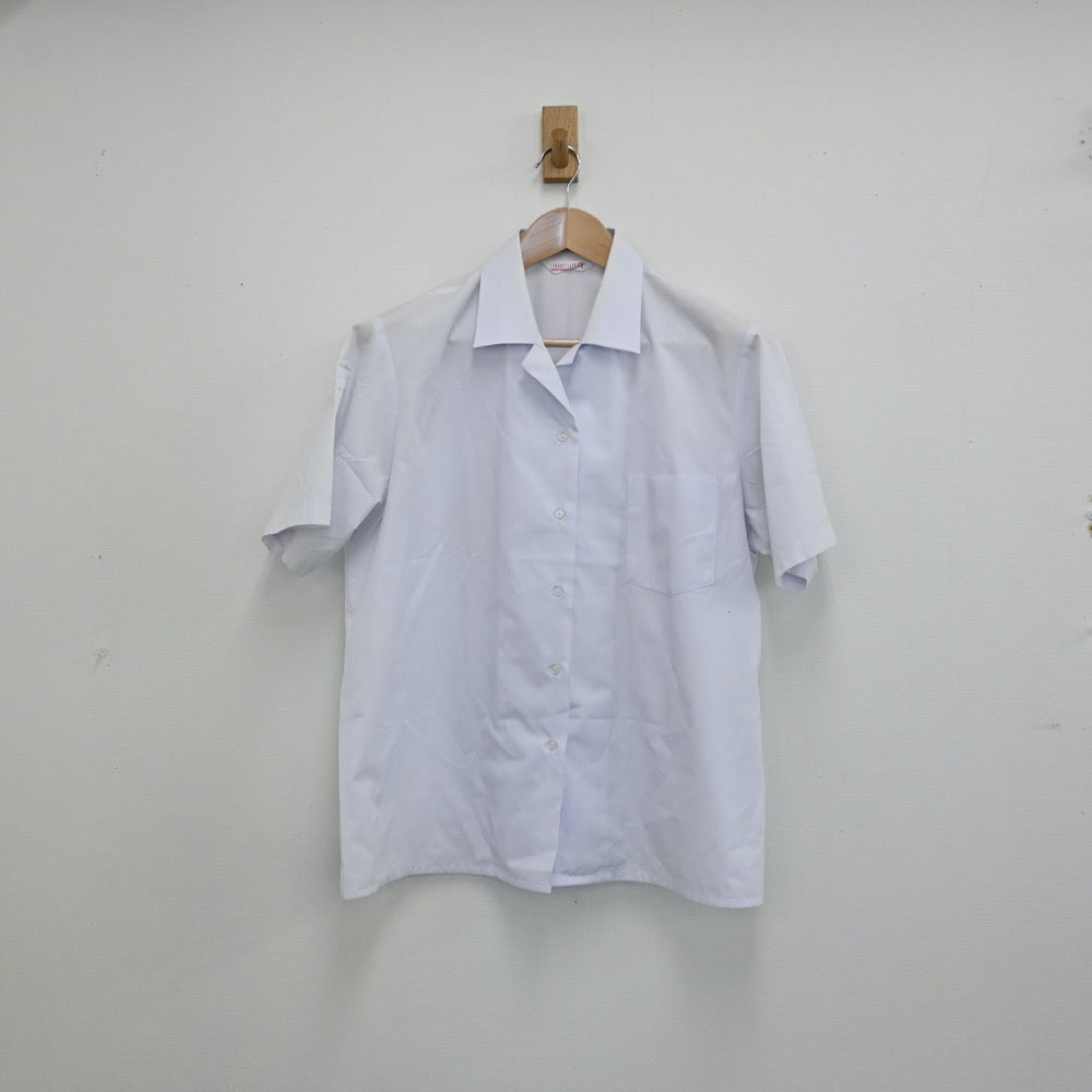 【中古】長崎県 佐世保市立崎辺中学校 女子制服 2点（シャツ・スカート）sf012854