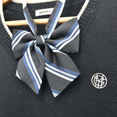 【中古】東京都 大田区立出雲中学校 女子制服 2点（ニット）sf012856